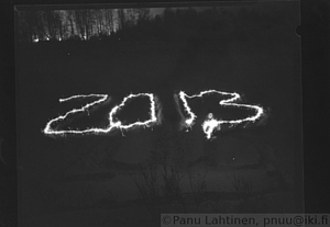 Year 2013 on ice