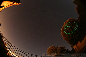 Andromeda is behind this tree