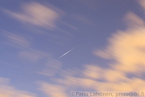 Iridium flare