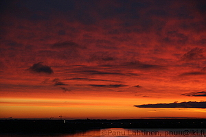 Altocumulus stratiformis virga and PSCs
