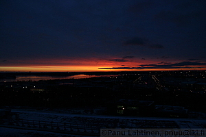 Polar stratospheric clouds in the sunrise 1