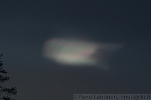 Polar stratospheric cloud 1