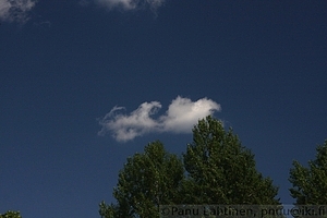 Cumulus fractus with Kelvin-Helmholtz