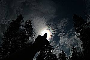 Triple corona with 22 deg halo
