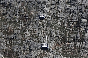 Table mountain cableway gondolas