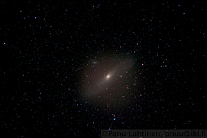 Andromeda, 20x30 s, f2,8, 200 mm