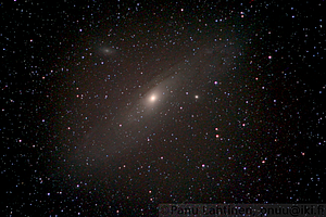 Andromeda, 20x30 s, f2,8, 200 mm crop